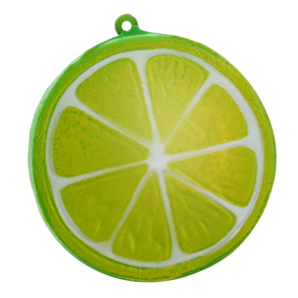 Сжимаемые милые лимонные медленно восстанавливающие форму игрушки сжималки для