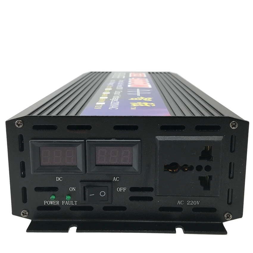 WORKSTAR пик 4000 Вт Чистая синусоида решетки инвертор DC12V/24 V к AC220V Преобразователь