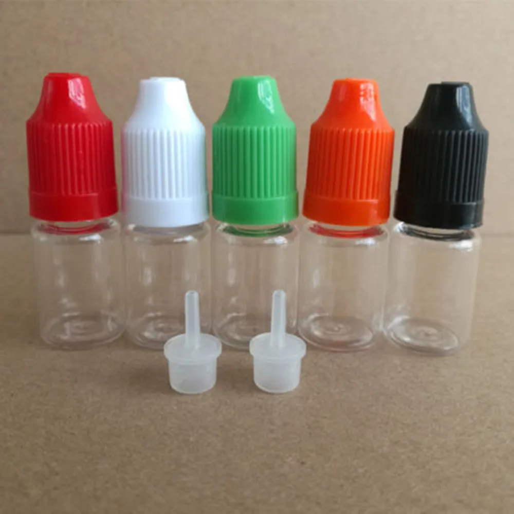 100 шт. прозрачные пластиковые бутылочки для жидкости 10 мл Многоразовые бутылки 