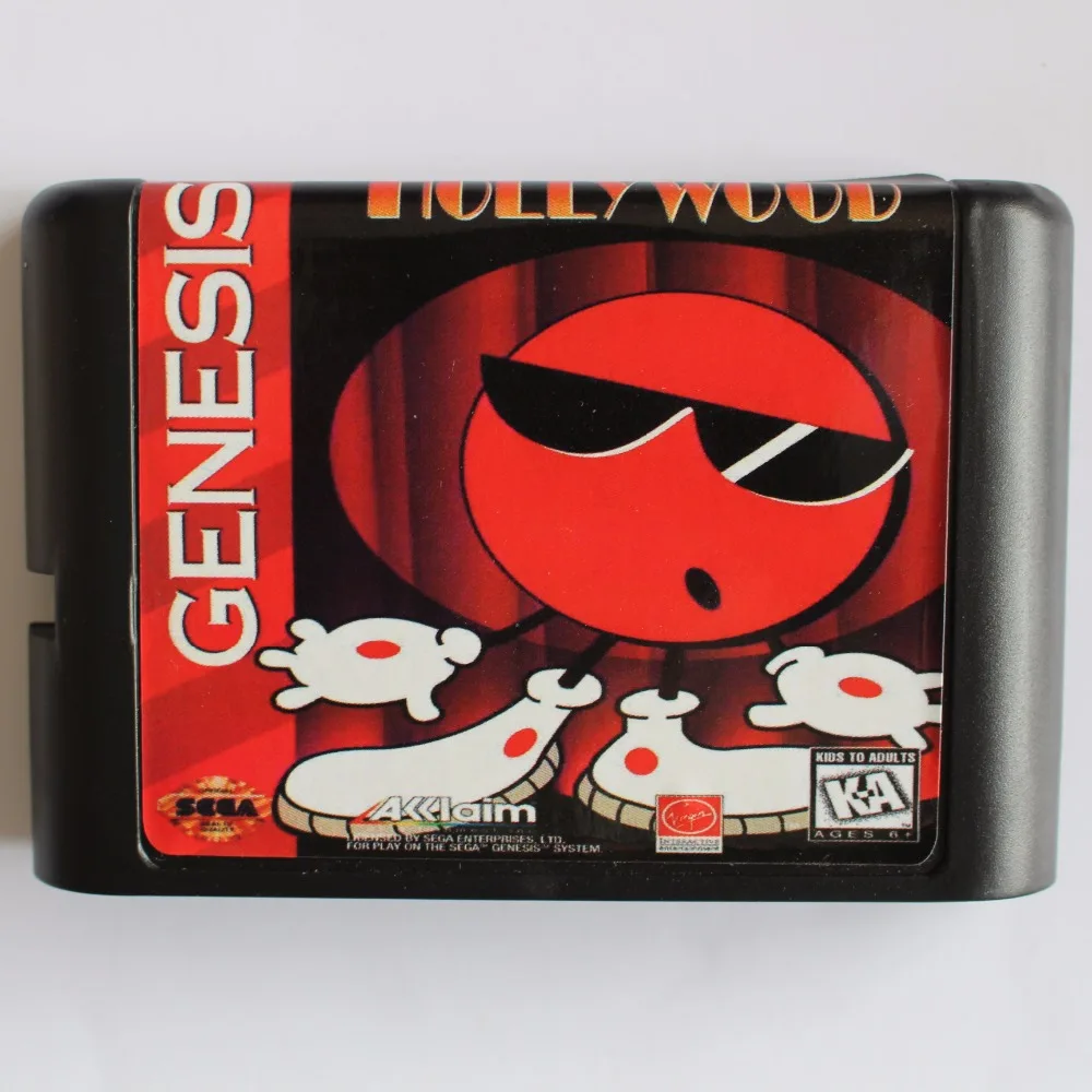 Пятно отправляется в Голливуд 16 бит MD карточная игра для Sega игры SEGA Mega Drive Genesis|16