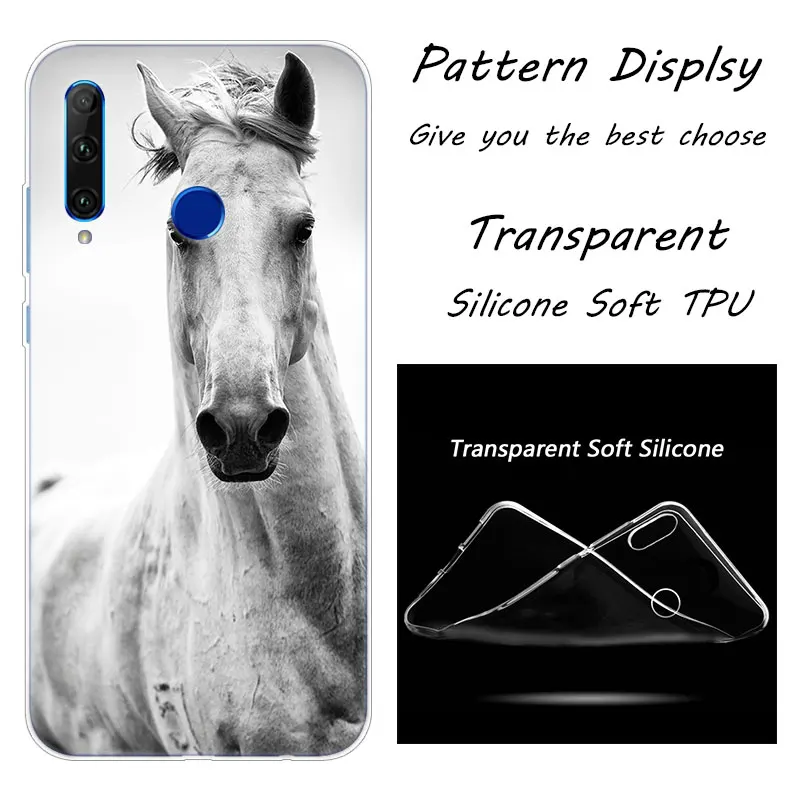 Мягкий силиконовый чехол для телефона Hot Horse Running для huawei Honor 20 20i 10 9 8 Lite 8X 8C 8A 8S 7S 7A Pro View 20 Модный чехол