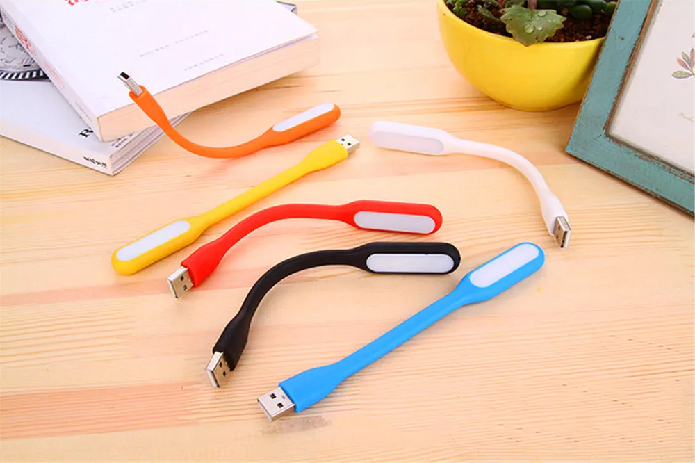 FFFAS 10 шт. мини мягкий гибкий USB LED свет лампы гаджеты для Мощность банка