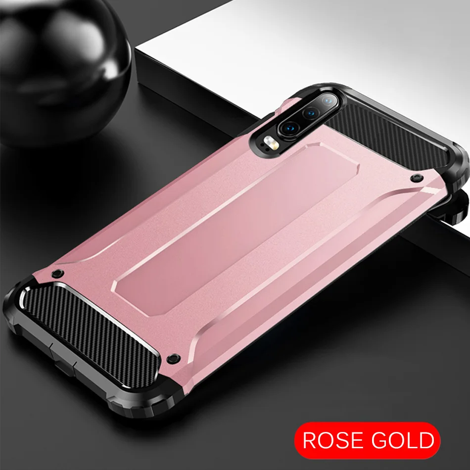 Rose gold Роскошный противоударный защитный чехол для huawei P30 P8 P9 P10 mate 20 10 P20 Lite чехол для huawei P30 P20 Pro Бампер Мягкий чехол - Цвет: Rose gold