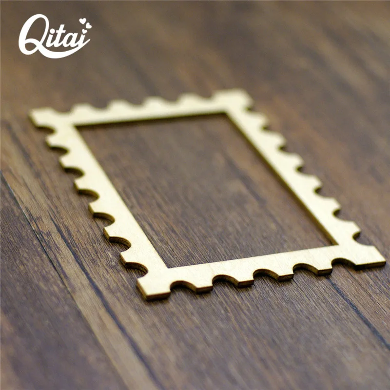 QITAI 12 шт./лот DIY товары 8 5X11 см фоторамка изделия деревянная рамка для шпона