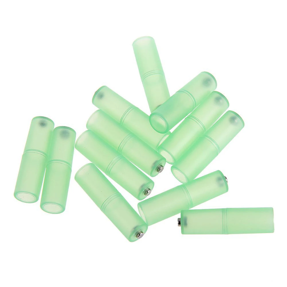 EDT 12pcs Аккумуляторный преобразователь Размер адаптера AAA R03 для AA LR6 Чехол