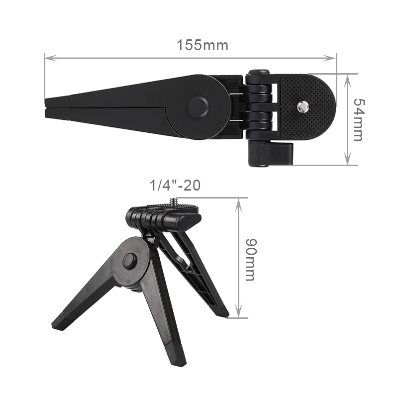 Портативный Настольный мини штатив держатель для GoPro смартфон камера маленький