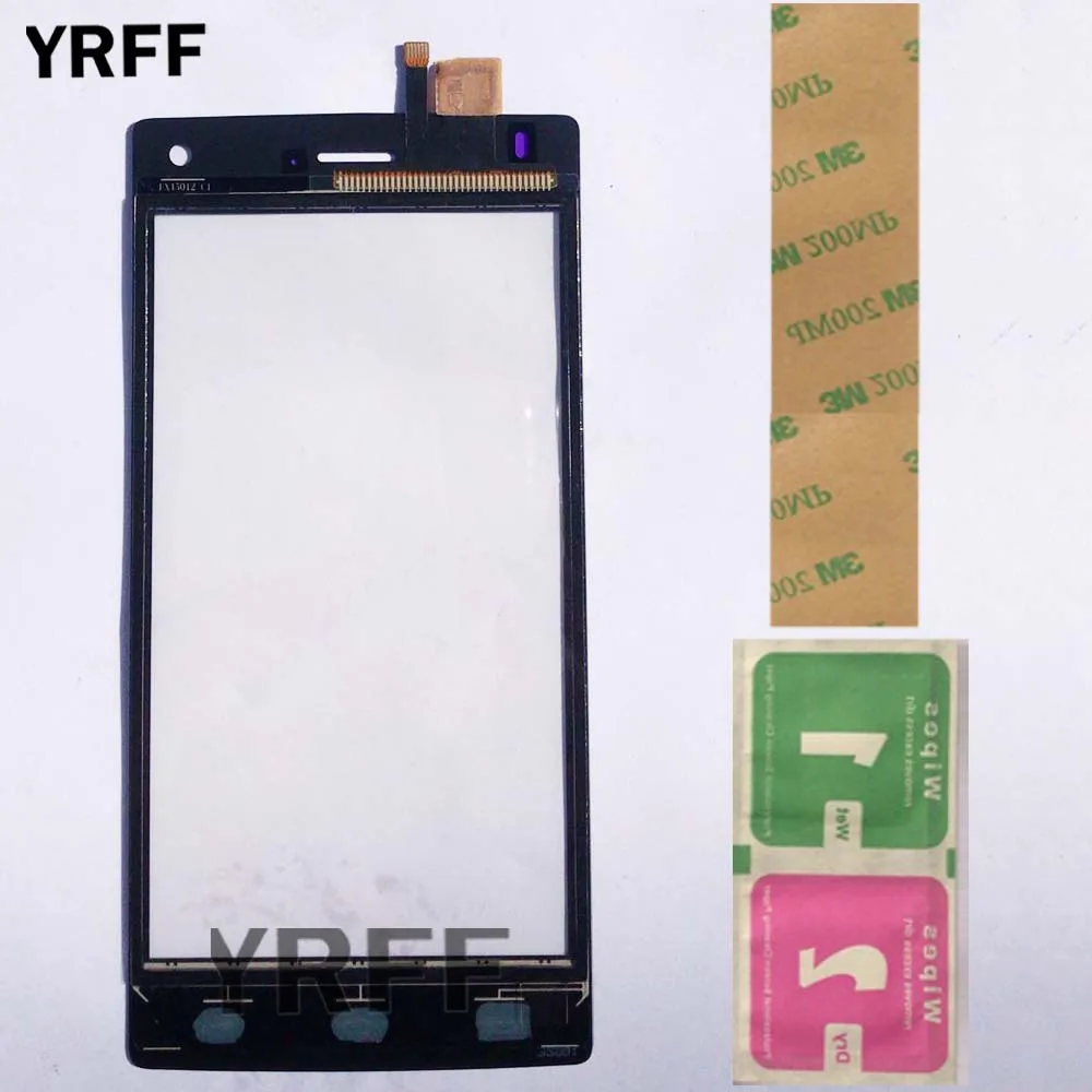 4,5 ''сенсорная панель для Телефона Fly FS452 FS 452 сенсорный экран Переднее стекло дигитайзер панель объектив сенсор стекло клейкие салфетки