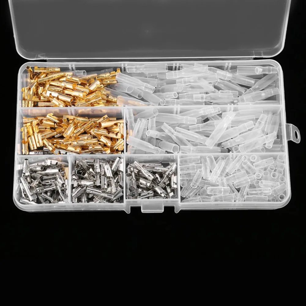 100 шт. диаметр 3 9 мм латунь штепсельные Разъемы разъем обжимной терминал кабель