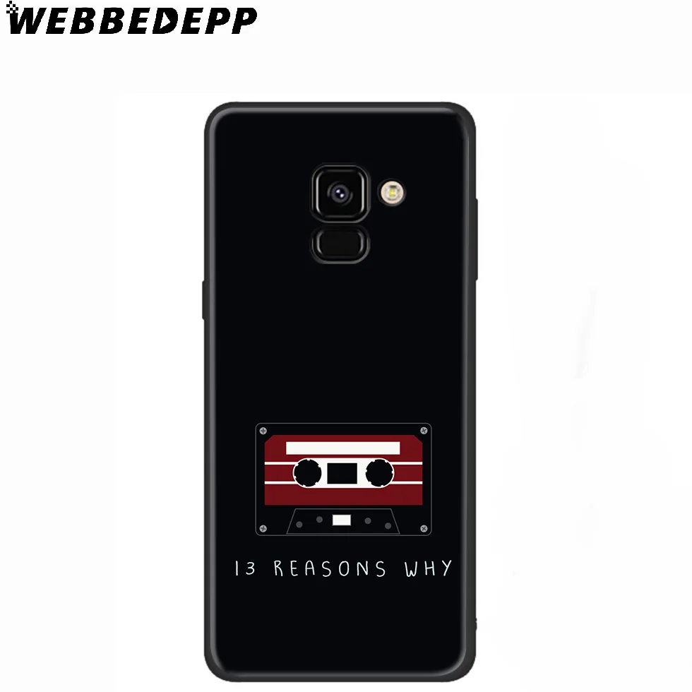 WEBBEDEPP тринадцать причин почему силиконовый чехол для Samsung Galaxy A3 A5 A6 A7 A8 A9 A10 A20 A30 A40
