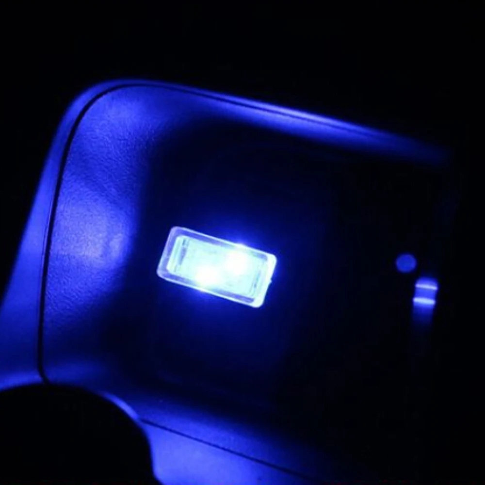 1 шт. автомобильный Стильный USB атмосферный светодиодный светильник