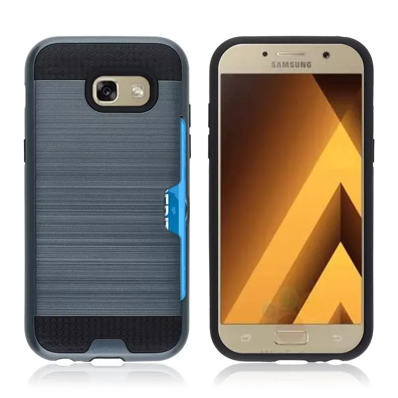 Для Samsung Galaxy A3 A5 A7 2016/2017 A8 A9 Футляр обложка Heavy Duty Броня Противоударный Гибридный