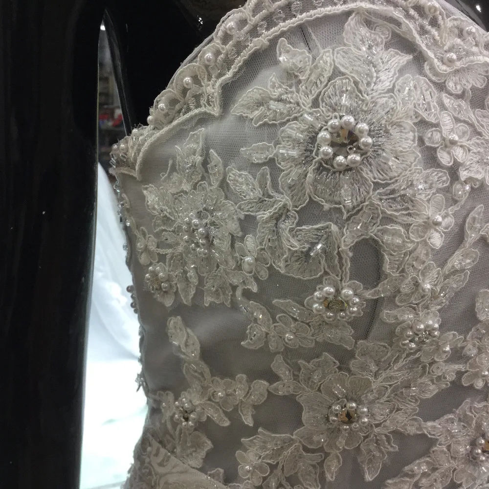 Vestido De Noiva 2017 элегантные свадебные платья Популярные винтажные с поясом бантом