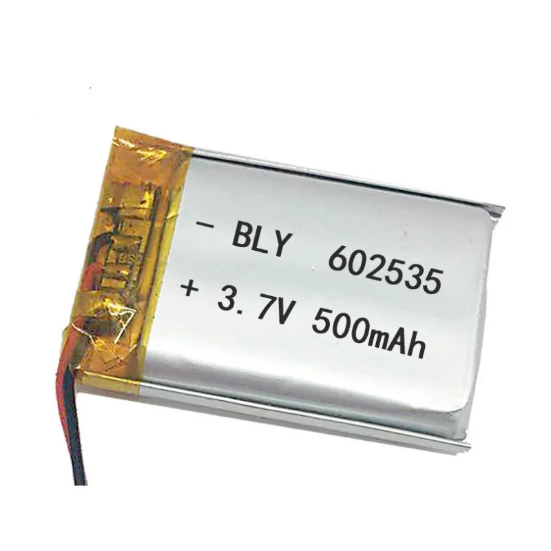 

602535 Polymer Battery Lithium for MP3 MP4 Headset Video Recorder Electronic Device Rechargeable Batereies Replacement