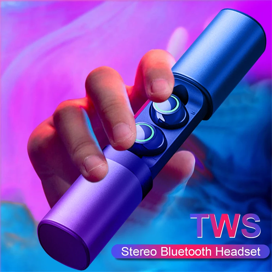 TWS Bluetooth 5 0 наушники беспроводные 3D стерео мини Hands Free с микрофонами для iphone