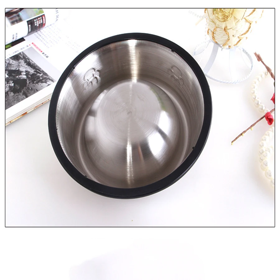 Миска для кормления домашних животных без наконечника собачья из нержавеющей