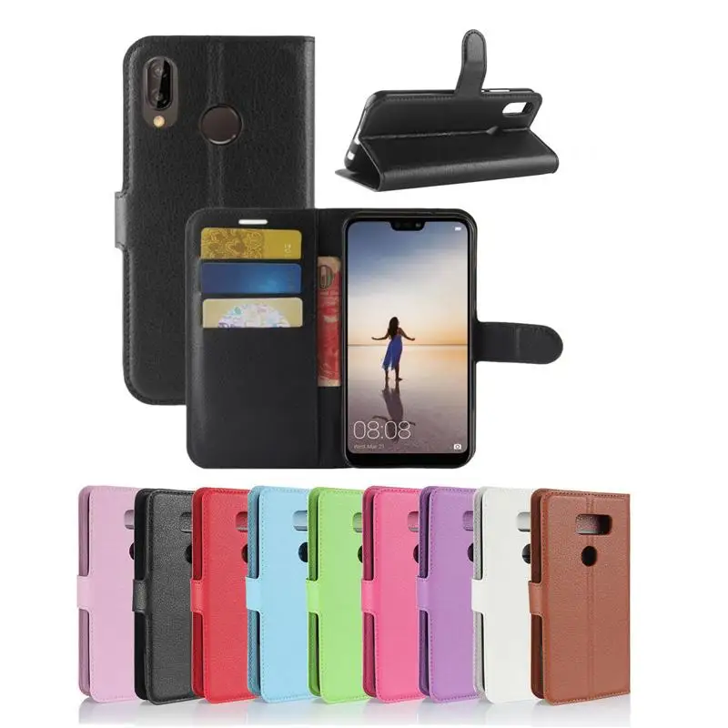 Для huawei P20 Lite Pro & Nova 3e Роскошные противоударный магнитных флип Кожа PU Стенд