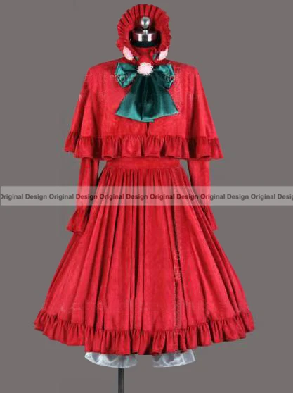 Design 04 Rozen Maiden Джейд Стерн шинку Souseiseki Готическая группа костюмы персонажей аниме одежда косплей костюм, индивидуальные принимаются - Цвет: Design 04