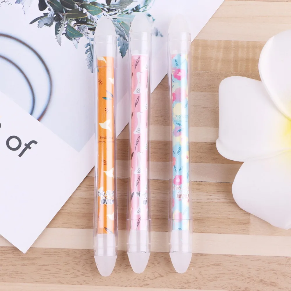 Креативный милый мультяшный силиконовый двойной фрикционный ластик для стираемой гелевая ручка канцелярские принадлежности студенческий подарок