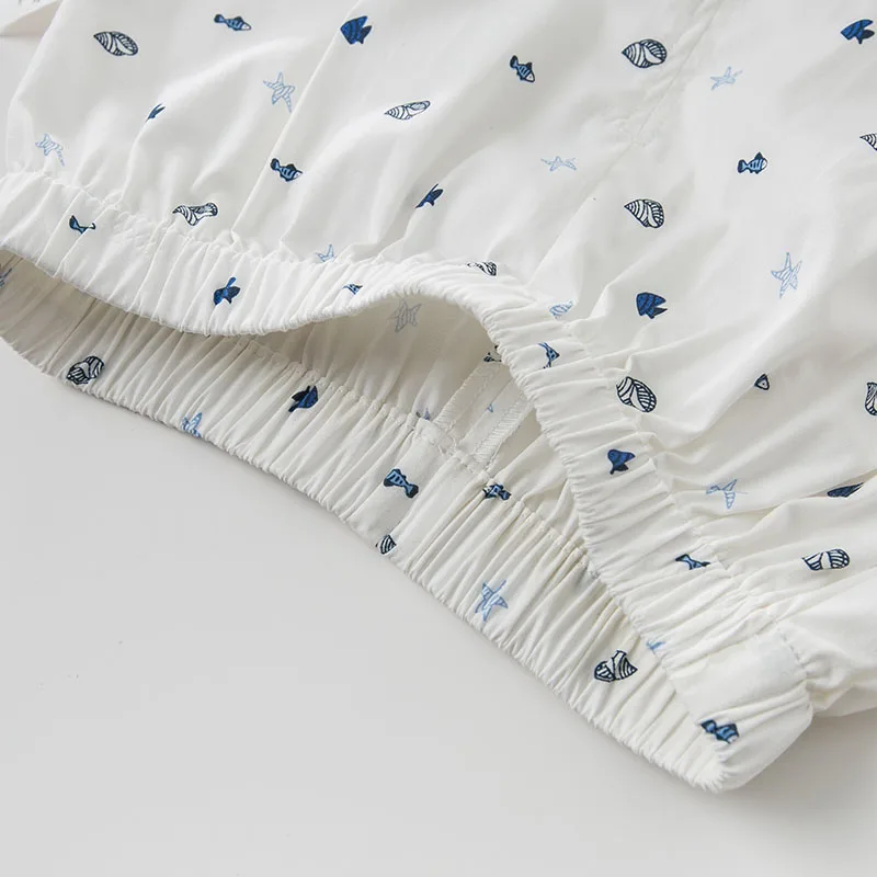 Dave bella DB10488 пижамные комплекты для маленьких мальчиков летняя модная Пижама