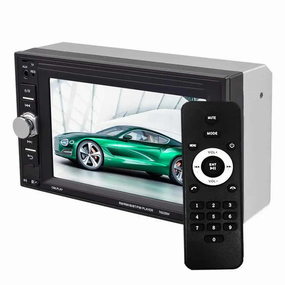 without camera 2 Дин Радио Bluetooth Сенсорный экран AUX IN USB TF MP5 mp4 телефона android мобильный телефон с камеры заднего вида 6,2 дюймов стерео Зеркало Ссылка автомагнитола магнитола - Цвет: without camera