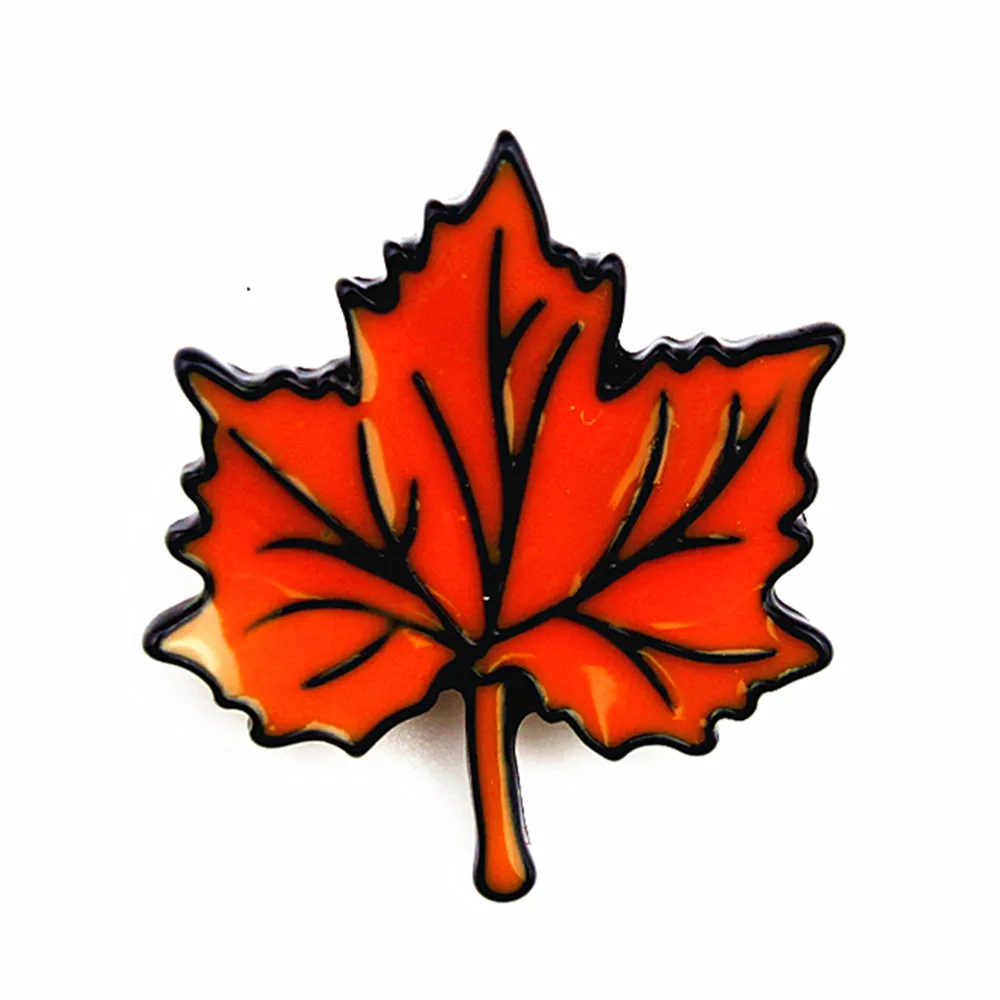 Заколки для волос Timlee X261 модная мультяшная симпатичная брошка в виде кленового