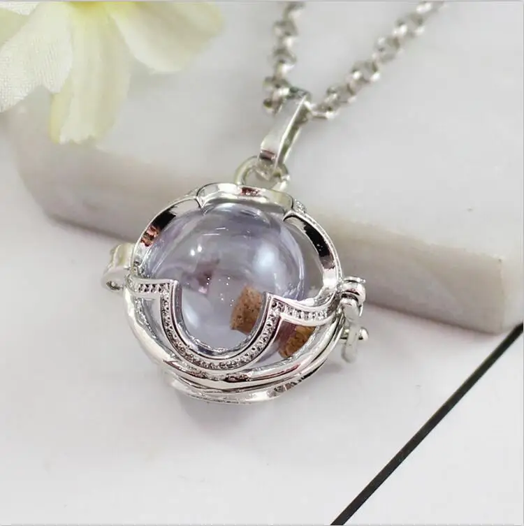 Silver with Purple 1 шт., 26x20 мм, серебряный медальон в виде листьев, памятный медальон, кулон на удачу, памятный медальон, мемориал, пепельница, украшение на память, кремация - Окраска металла: Silver with Purple
