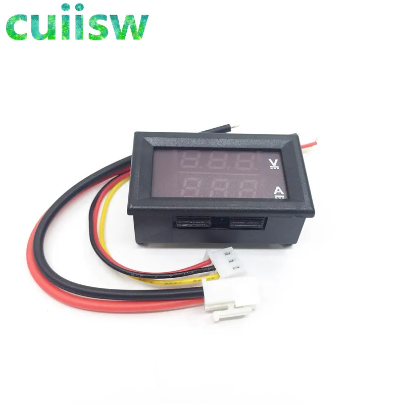 10PCS DC 0-100V 10A Voltmeter Ammeter Red+Blue /Red+Red LED Amp Dual Digital Volt Meter Gauge display | Инструменты
