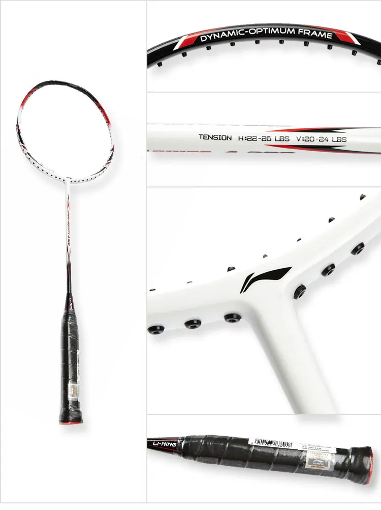 Li-Ning A800 ракетка для бадминтона, полностью углеродный контроль, без шнуровки, базовая модель, подкладка, прочные, одиночные спортивные ракетки AYPG356 ZYF163