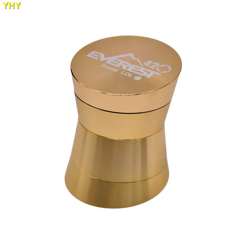 Новое прибытие Everest Stoner CNC алюминиевый тонкий Точильщик талии 4 части табака травы