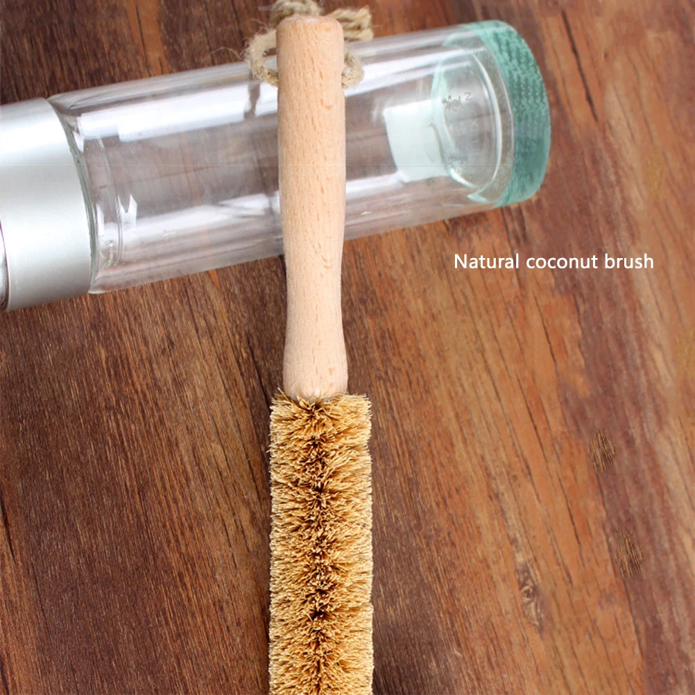 Антипригарная сковорода масляная щетка Кокосовая Пальмовая чашка длинная ручка