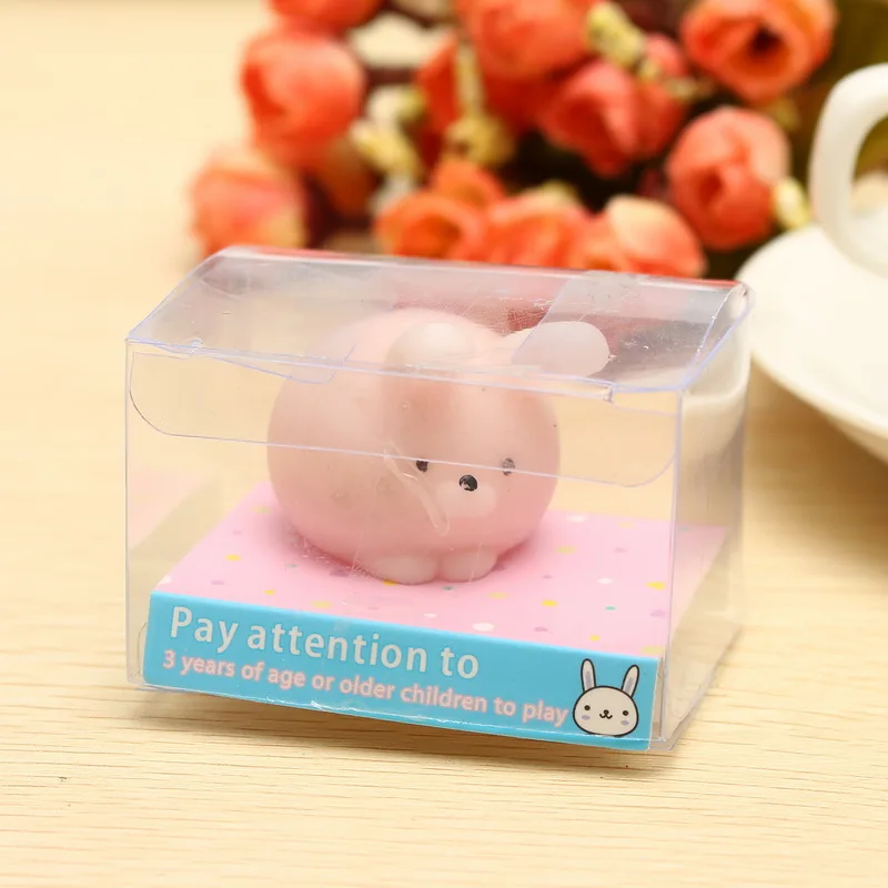 1 шт. мягкие резиновые ремешки для телефона Mochi Pink Bunny милая мультяшная имитация