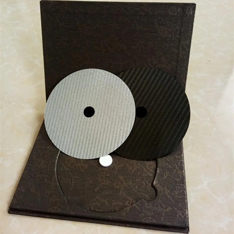 1 шт. карбоновая CD Лента диск коврик база тюнинг коврик HiFi аудио проигрыватель машина анти-шок амортизатор поглощение вибрации