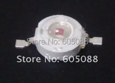 

600-610nm 3w amber color light emitting diode lamp 120lm super bright high power led DIY components 1000pcs/Lot DHL freeshipping