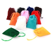 high quality 10pcs 912cm velvet dice bags for board game cards packing or dice collectong bag drawstring pouches