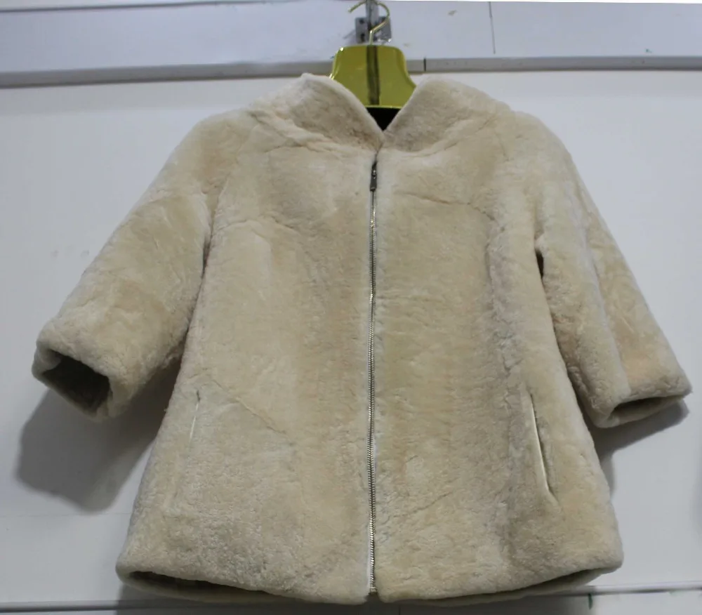 Linhaoshengyue 2017 Spring New Fashion Lady Sheep Shearing Coat Spring Autumn Winter Fashion Freeshipping