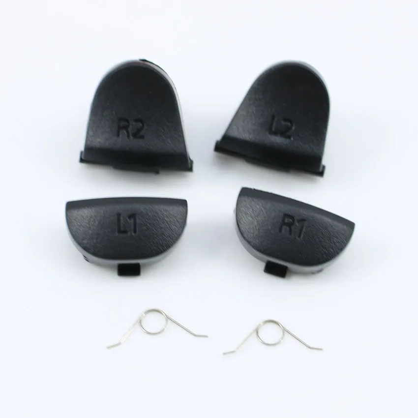 

[100Set=600PCS] 100 L1 R1 Trigger Buttons+100 L2 R2 Trigger Buttons replacement+200 Springs for Playstation 4 PS4 Controller