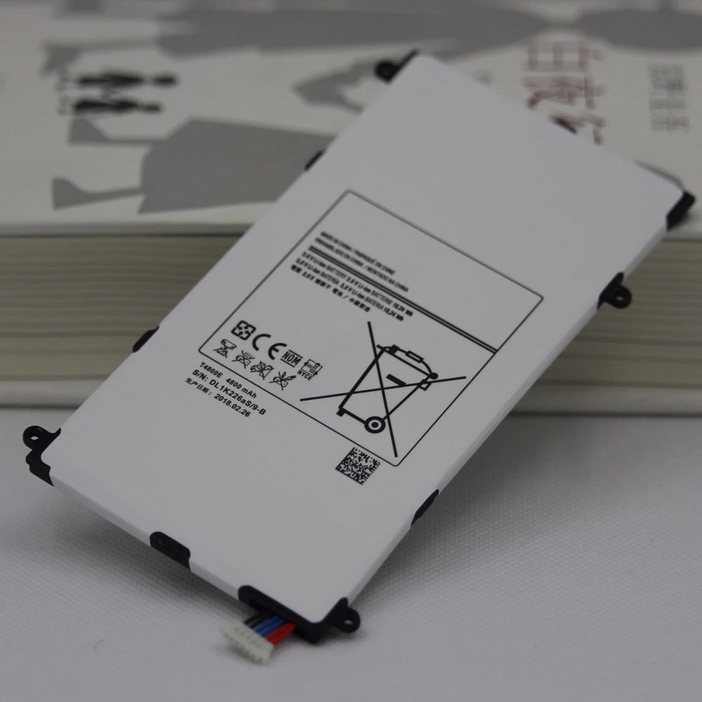 10 шт./лот сменный аккумулятор T4800E для Samsung Galaxy Tab Pro 8 4 in SM-T321 T325 T320 T321 планшета 4800 мАч