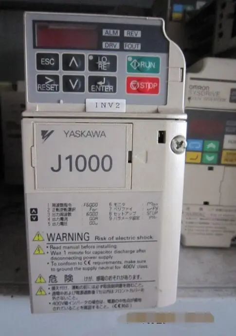 

Inverter CIMR-JA2A0002BAA 0.4KW/0.2KW 220V , Used one , 90% appearance new , 3 months warranty , fastly shipping