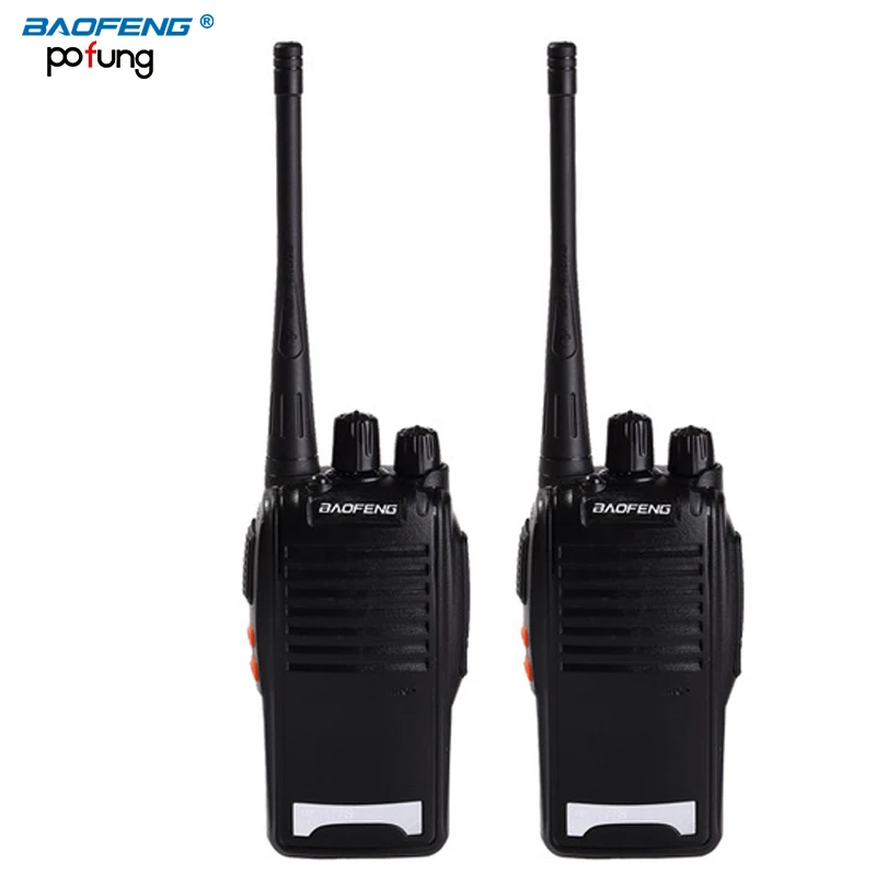 Оригинальная Беспроводная рация BaoFeng 2 шт. дальность действия UHF 400 470 МГц мощность