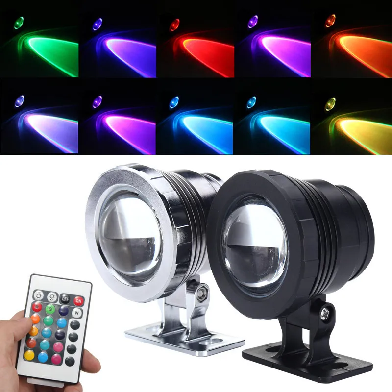 10 W RGB Светодиодный подводный источник света бассейн подсветка для пруда