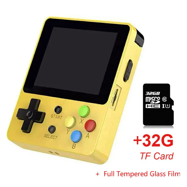 LDK1-Yellow-32GB OPENDINGUX консоль с открытым исходным кодом LDK горизонтальная версия игры 2,6 дюймов экран мини Портативная детская и семейная Ретро игровая консоль - Color: LDK1-Yellow-32GB