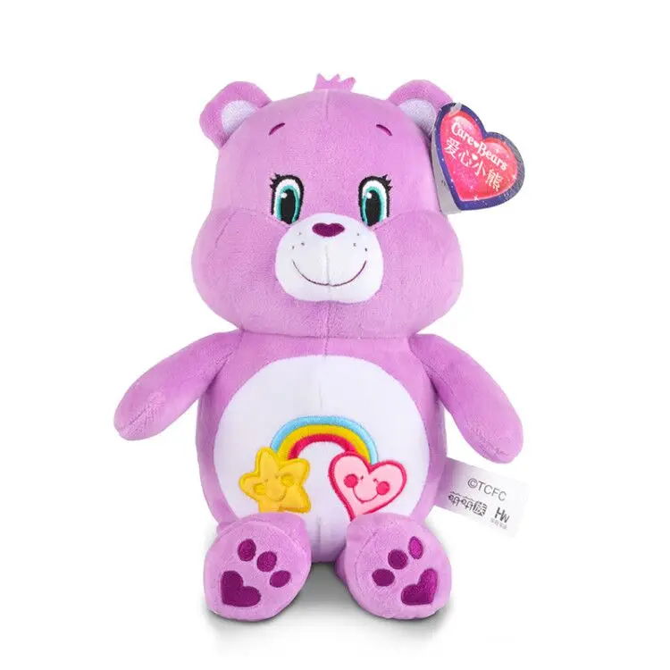 30cm purple Милый медведь, плюшевая игрушка, сонный медведь, мягкая кукла, 4 цвета на выбор, опт и розница, детский подарок, подарок на день рождения для влюбленных - Высота: 30cm purple
