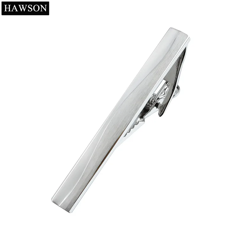 Горячая распродажа мужской s Матовый галстук зажимы для галстуков шпилька черная