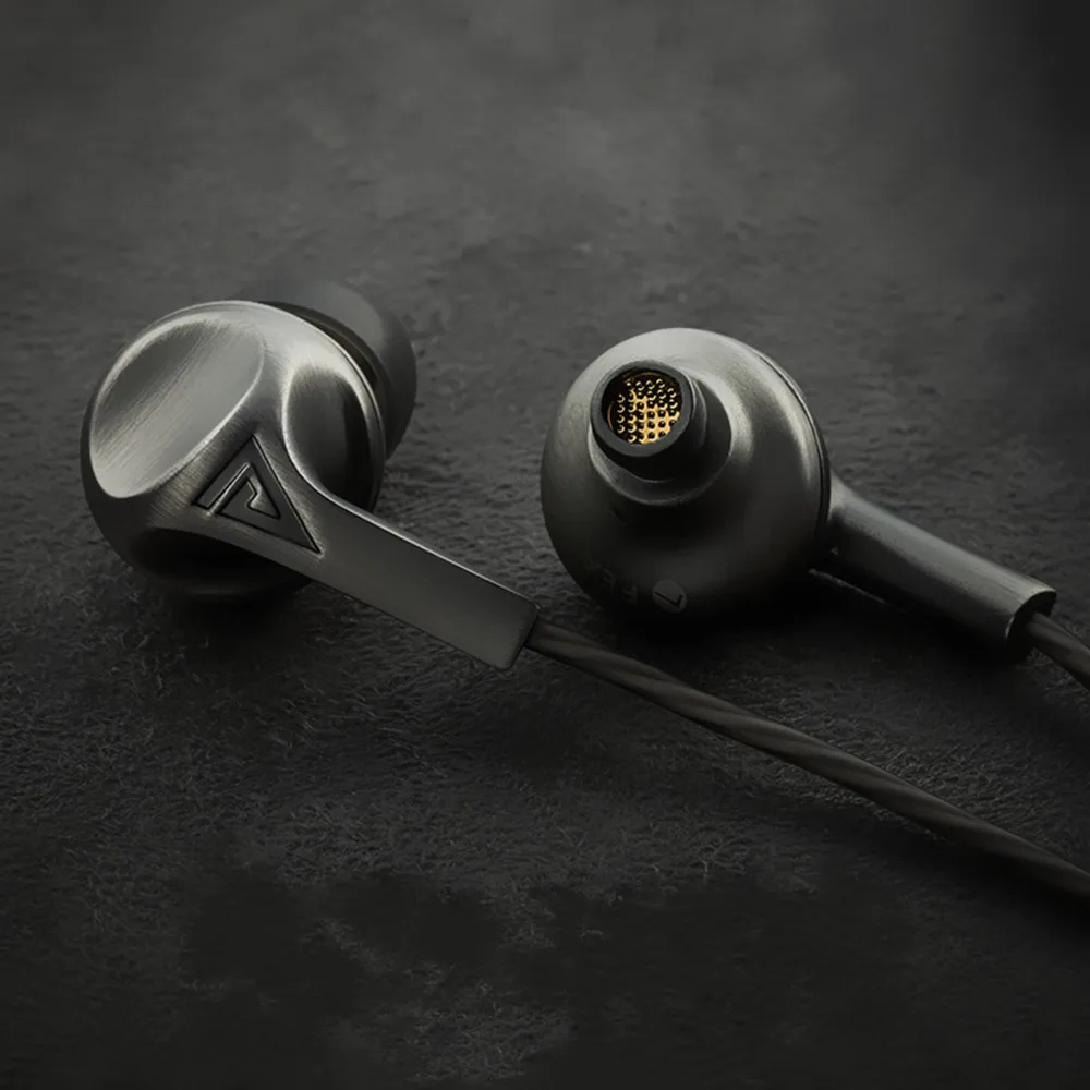 Наушники AUGLAMOUR F200 HiFi 10 мм Graphene Dynamic Driver In Ear с металлическим корпусом из цинкового