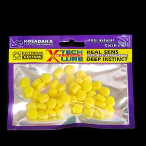 Искусственные мягкие приманки, 50 шт.лот, поплавковые рыболовные снасти, приманка для ловли карпа, с сумкой