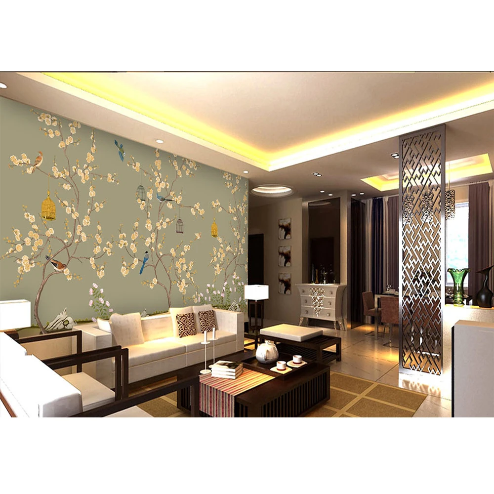 Мода 2016 дерево наклейка на стену Настенные обои для детей китайский стиль цветок