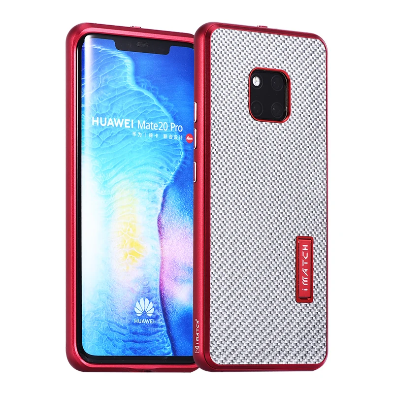 IMatch настоящий карбоновый и алюминиевый металлический чехол для huawei mate 20/Pro роскошный чехол с полной защитой для huawei mate 20 чехол