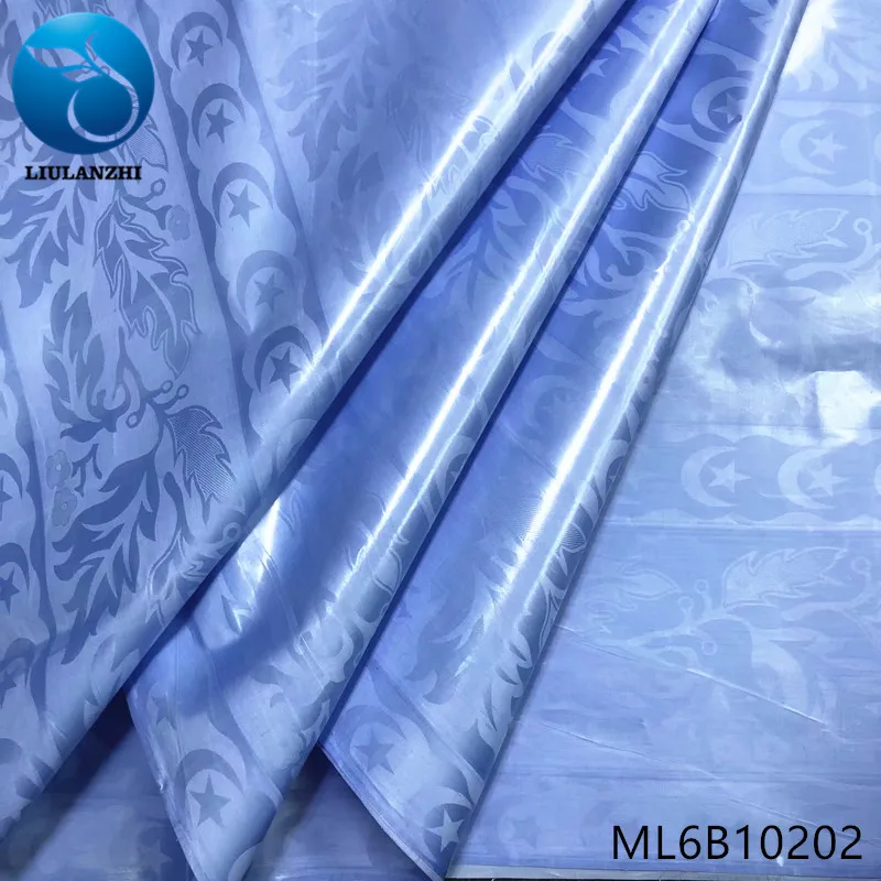 LIULANZHI Африканский Базен кружева ткани 10 ярдов хлопок broderie для мужчин Ткань Новое