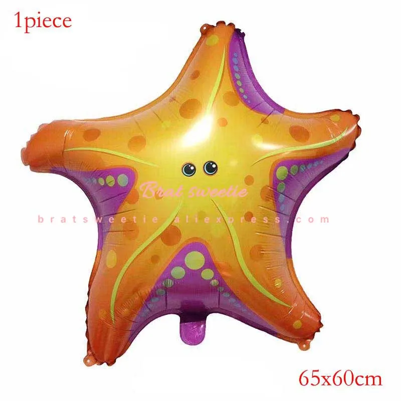 1pc haixing Mermaid Balloon Foil Helium Balloons Hawaii Tropical Baby Shower Girl Garland Happy Birthday Party Decorations Kids Toys Gifts - Цвет: 1pc haixing