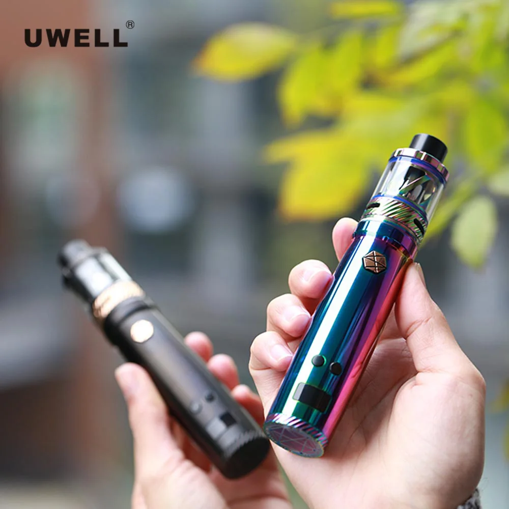 Оригинал 80 Вт Uwell Nunchaku Танк испаритель с 2 мл/5 мл распылитель электронная сигарета
